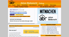 Desktop Screenshot of aktionbleiberecht.de